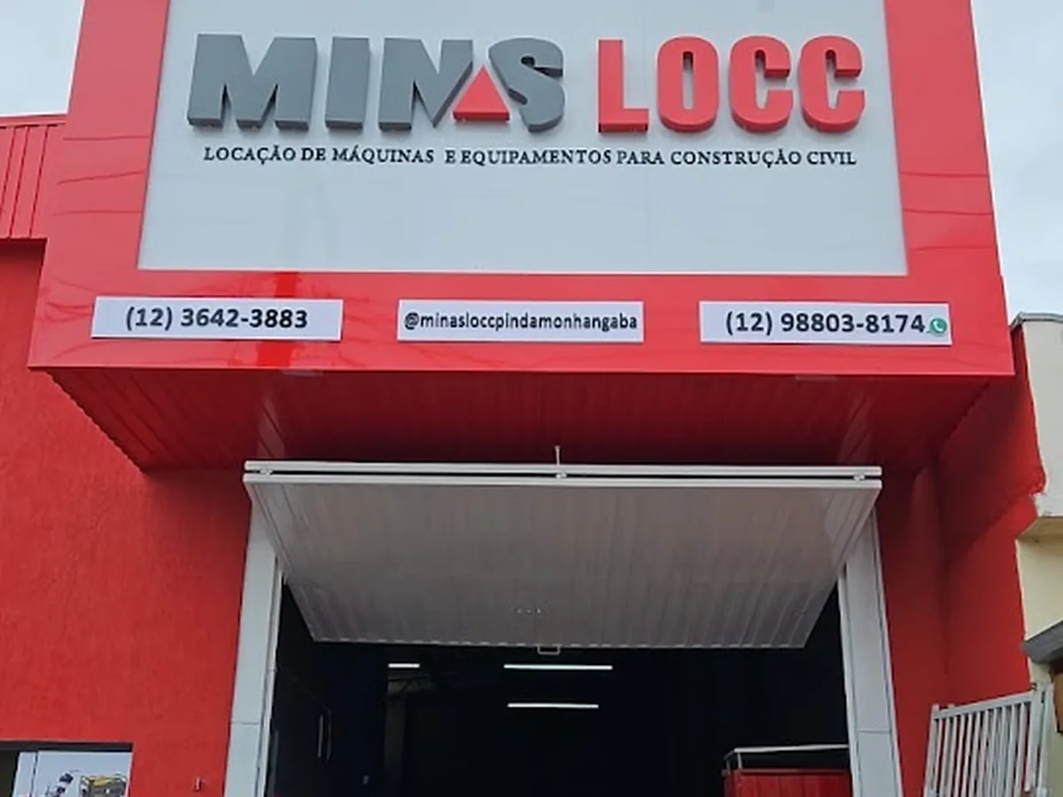 Fachada da Minas Locc Pindamonhangaba