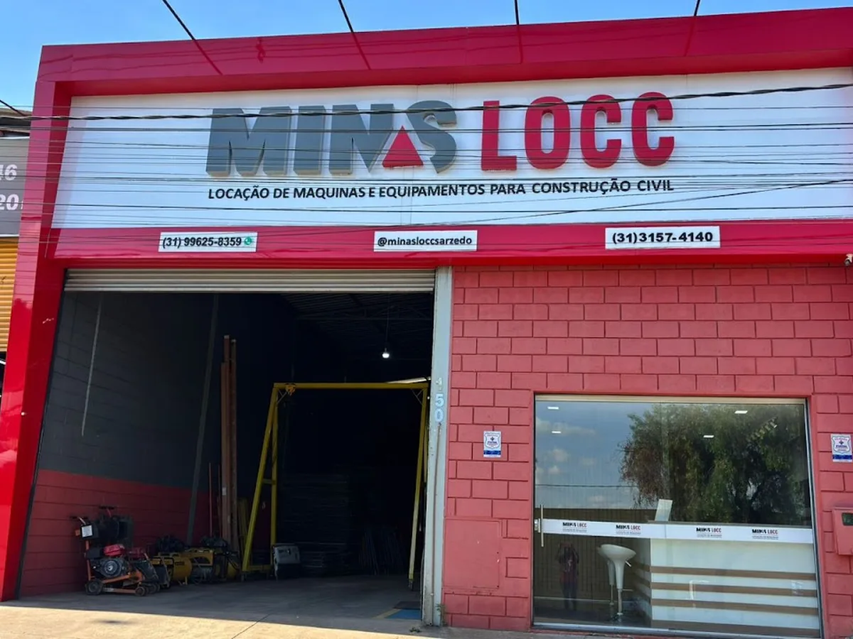 Fachada da Minas Locc Sarzedo